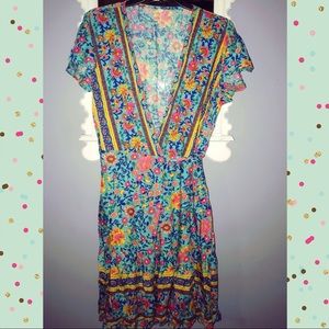 New Boho Wrap Dress